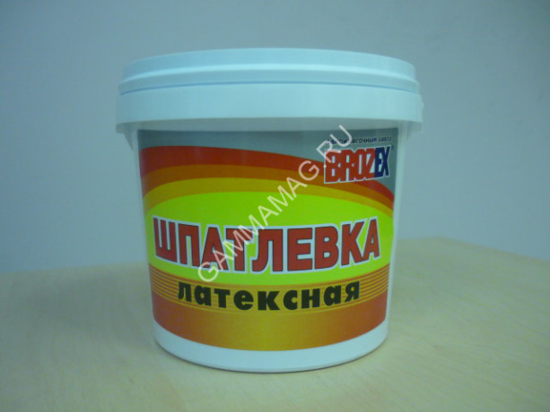 Шпатлевка латексная 5 кг BROZEX *4/144