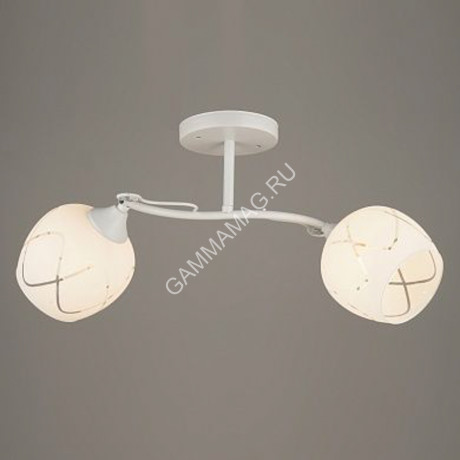 Люстра C1383/2 Е27 2*40Вт ( h=250; L=550; W=165) S=12м2 VERNER LIGHTING *1