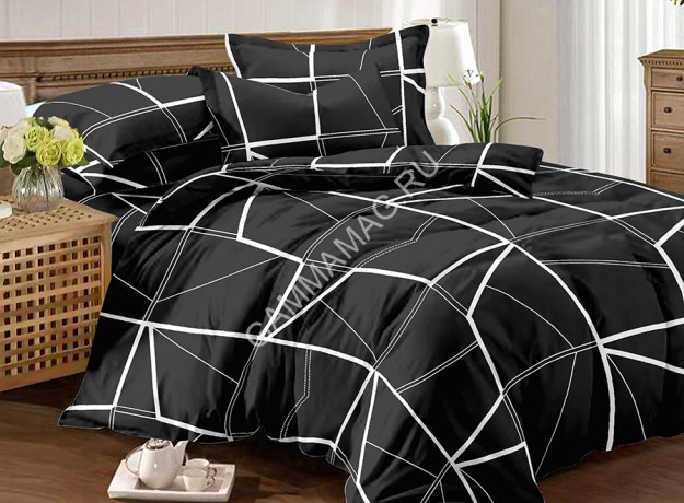 Постельное белье 2сп макосатин 21507 Geo Amore Mio, наволочки 70*70 - 2шт *1