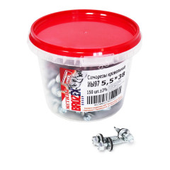 Саморезы кровельные BROZEX ВЕДРО 5,5*38 (150шт) *6