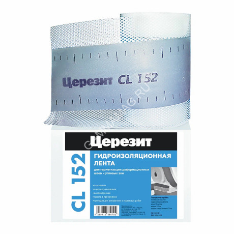 Лента-герметик 0,12м х10м серая CL152 Церезит *1/2