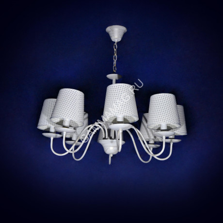 Люстра N1983/8 WG Е14 8*40Вт ( h=700; d=750)VERNER LIGHTING *1