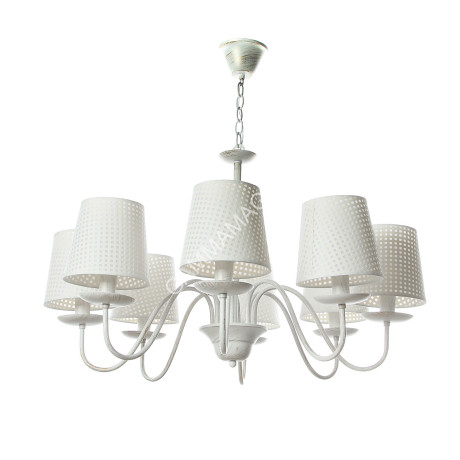 Люстра N1983/8 WG Е14 8*40Вт ( h=700; d=750)VERNER LIGHTING *1