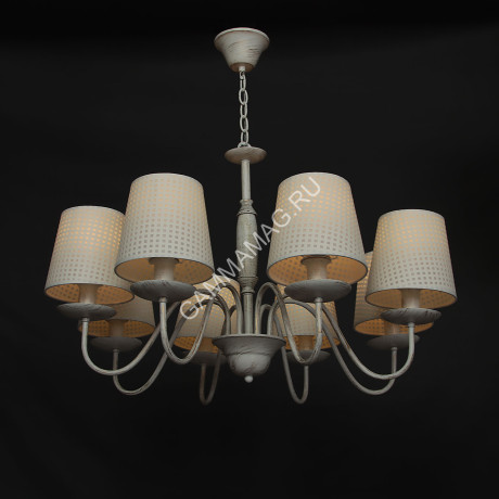 Люстра N1983/8 WG Е14 8*40Вт ( h=700; d=750)VERNER LIGHTING *1