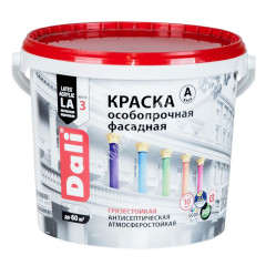 Краска акриловая фасадная 5 л ДАЛИ особопрочная База А*1/60