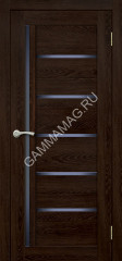 Дверь межкомнатная остеклённая ЦАРГИ ПВХ COMFORT-6 Кедр Венге 3D 600мм BROZEX-WOOD *1