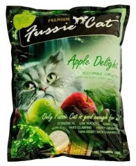 Наполнитель (Fussie Cat) 5л Яблоко комкующийся
