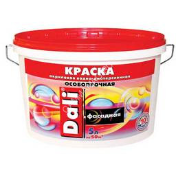 Краска акриловая фасадная 5 л ДАЛИ особопрочная База С *1/60
