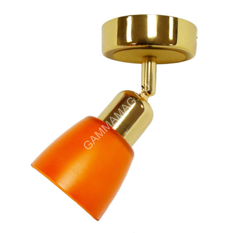 Светильник настенный (спот) 2018-1 FGD/OR E14 1*40W зол/оранж VERNER LIGHTING *1/24