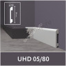 Плинтус напольный Солид 1 UHD 05/80 белый 2,0м *12