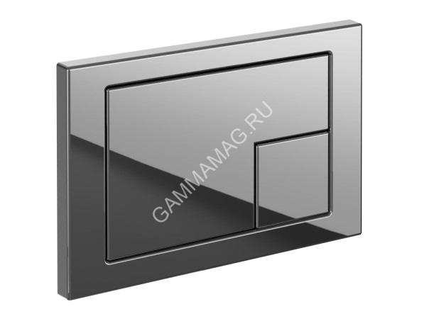 Кнопка CORNER хром матовый, пластик (LINK PRO, VECTOR, LINK) Cersanit *1