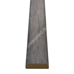 Притворная планка для двойных блоков ПВХ Дуб ШАЛЕ ГРАФИТ BROZEX-WOOD *10