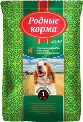 Родные корма 16,38кг (1 пуд) Ягненок и рис корм для собак (537949)