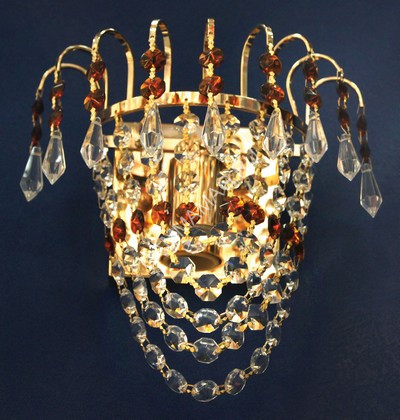 Бра E0581/1W Брызги 1*60W E27 (h=220, w=140, l=220) VERNER LIGHTING *1