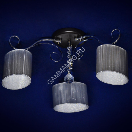 Люстра N1995/3 Е27 3*40Вт ( h=280; d=500) VERNER LIGHTING *1