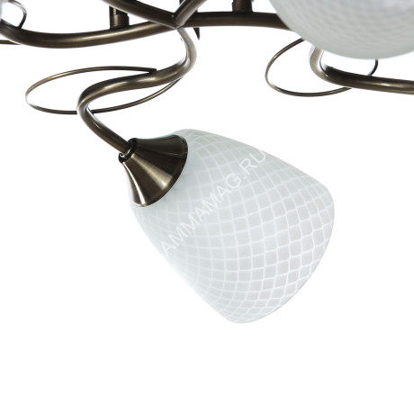 Люстра N3061/5 AB 5*40W E27 (h=230 d=640) S=20м2 VERNER LIGHTING *1