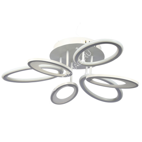 Люстра Y1199/6 110W LED 220V пульт 3000K-6500K 3 реж (h-150; d-660) S=26м2 VERNER LIGHTING *1
