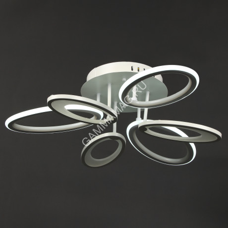 Люстра Y1199/6 110W LED 220V пульт 3000K-6500K 3 реж (h-150; d-660) S=26м2 VERNER LIGHTING *1