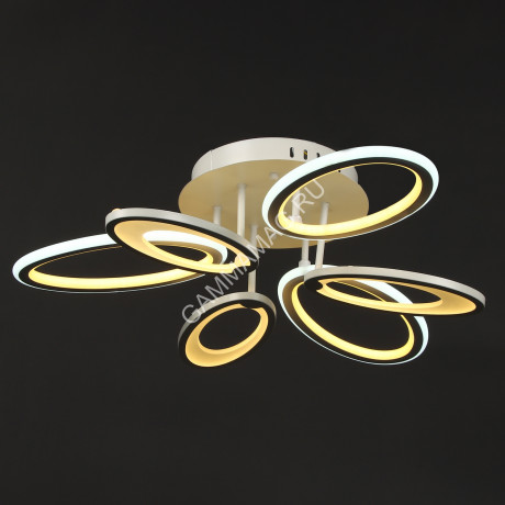 Люстра Y1199/6 110W LED 220V пульт 3000K-6500K 3 реж (h-150; d-660) S=26м2 VERNER LIGHTING *1