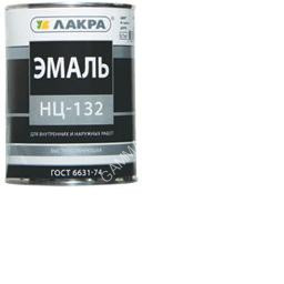 Эмаль НЦ-132 коричневая 1,7 кг Лакра *1/6/210