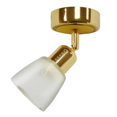 Светильник настенный (спот) 2018-1 FGD/WT E14 1*40W зол/бел VERNER LIGHTING *1/24