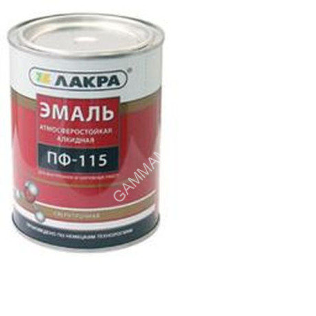 Эмаль ПФ-115 бирюзовая 20 кг Лакра *1/33