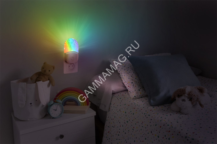 Светильник-ночник Старт NL 2LED Meteorite белый+RGB *1/20