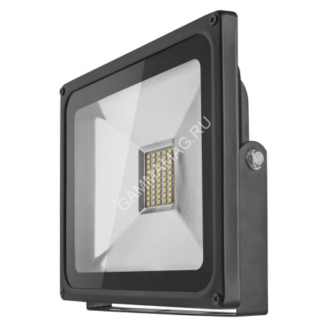 Прожектор светодиодный 50Вт 4,0K IP65 холодный Онлайт OFL-50-4K-BL-IP65-LED 71659 *1/20/40
