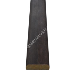 Притворная планка для двойных блоков ПВХ КЕДР Венге BROZEX-WOOD *10