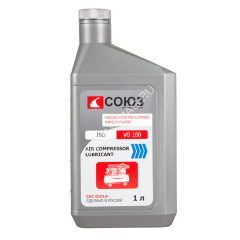 Масло д/воздушных компрессоров 1л AIR COMPRESSOR LUBRICANT VG100 (арт.СКС-0101А) СОЮЗ *1/12