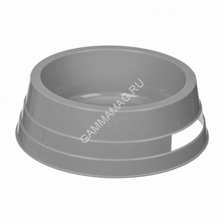 Миска для животных пластм. 2,0л 274x274x99мм 434206711 ("Бытпласт") *1/9