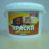 Краска акриловая для стен и потолков 1,2 кг BROZEX моющаяся белоснежная *12/432