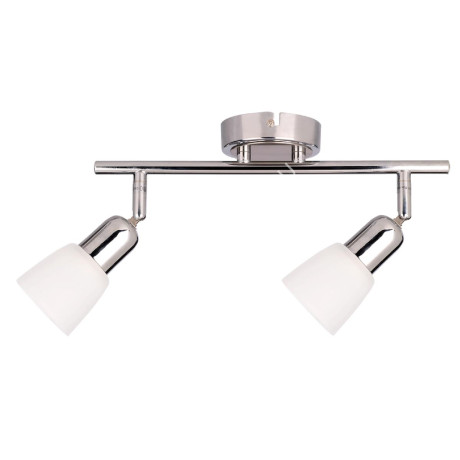Светильник настенный (спот) 2018-2 CHR/WT E14 2*40W хром/бел VERNER LIGHTING *1/12