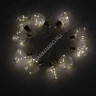 Гирлянда Нить 3м 80LED белое теплое Лампочки шары прозрачная нить IP20 6929866 *1/60