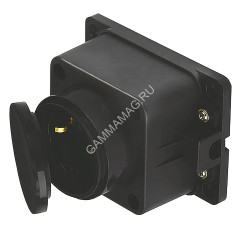 Розетка КАУЧУК "Smartbuy" 1мест. з/к 230В 2Р+РЕ 16А IP44 (SBE-16-1-00-R) *1/100