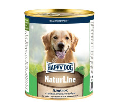 Happy Dog Natur Line 0,97кг телятина, сердце, печень, рубец консервы для собак (741008)