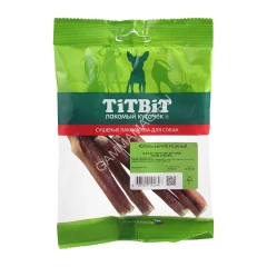 TiTBiT 0,05кг лакомство корень бычий резаный (мягкая упаковка)