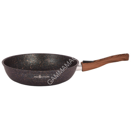Сковорода алюм. а/приг.литая Kukmara "Granit ultra INDUCTION"blue d28см Съем.р. сгги282а *1/4