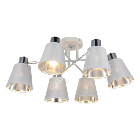 Люстра IL6116-6COU-79 WH CR Е27 60Вт S=36м2 *1
