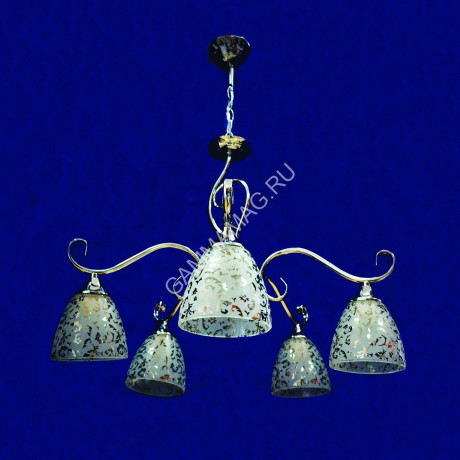 Люстра N0307/5 СН 5*40W E27, 220V VERNER LIGHTING *1