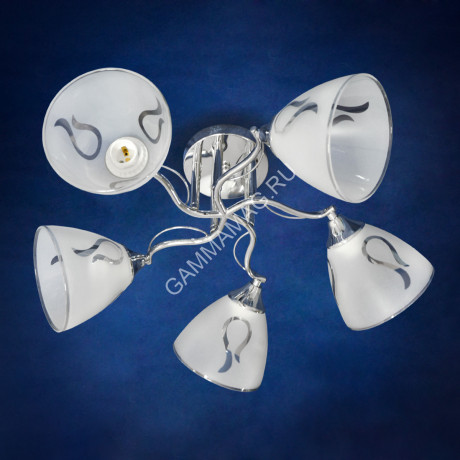 Люстра С1483/5 5*40W E27 (q-570;h-260) VERNER LIGHTING *1