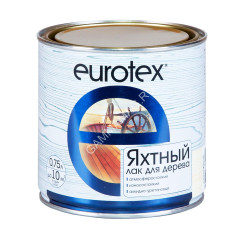 Лак алкидно-уретановый яхтный глянцевый 0,75 л Eurotex *1/6/576