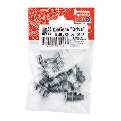 Дюбель "Driva" BROZEX 15,0*23 (10шт) *10/100