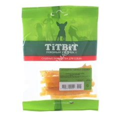 TiTBiT 0,05кг лакомство сухожилия говяжьи соломка (мягкая упаковка)