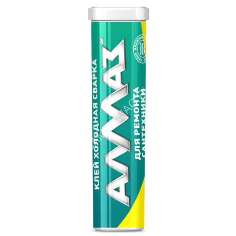 Клей хол.сварка "Алмаз" 30 г для сантехники *10/90