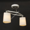 Люстра N2006/2 WT+CH Е27 2*40Вт (h=350; d=500) S=8м2 VERNER LIGHTING *1