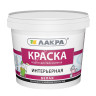 Краска акриловая для стен и потолков 1,3 кг Лакра Белоснежная интерьерная *12/432