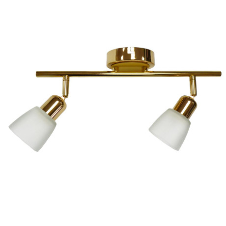 Светильник настенный (спот) 2018-2 FGD/WT E14 2*40W зол/бел VERNER LIGHTING *1/12