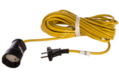 Удлинитель 1 розетка 10м б/з ШНУР 10А мощ.нагр 1300Вт IP20 Союз 481S-4101 *1/24