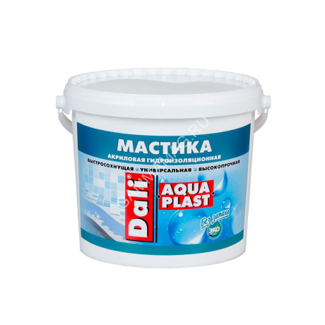 Мастика акриловая гидроизоляционная голубая 2,5 л Аквапласт ДАЛИ *1/4/120